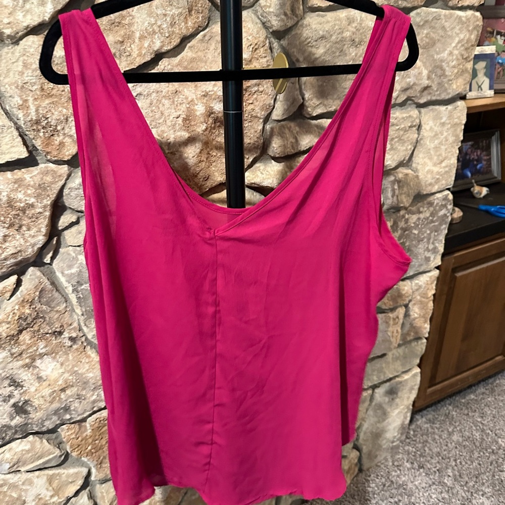Torrid Fuchsia Tank Top - Picture 3 of 3